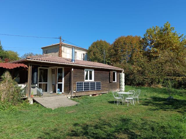 Charmant chalet de 35 m2 avec terrasse couverte