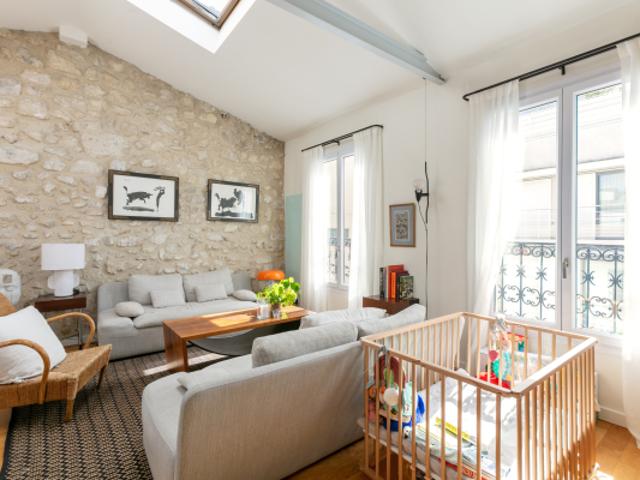 Charmant duplex de 80 m2 au coeur des Grandes Carrières App