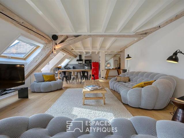 Charmant duplex sous les toits en hypercentre