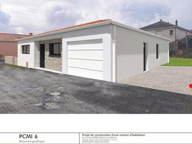 CHARMANT PLAIN PIED NEUF 3 CHBRES