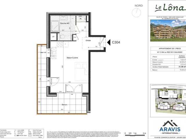 Charmant studio avec vue dégagée 31m² Saint Jean de Sixt