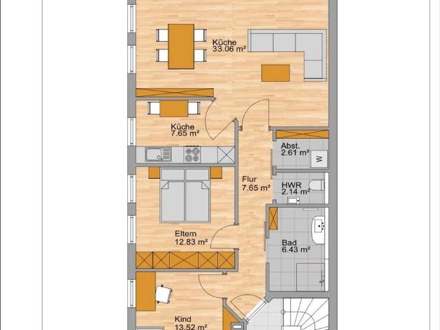 Charmante 3,5 Zimmerwohnung inkl. EBK
