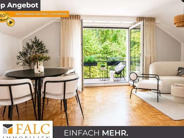 Charmante 2,5 Zimmer Dachgeschosswohnung mit Balkon und Stellplatz in Essen Bergerhausen