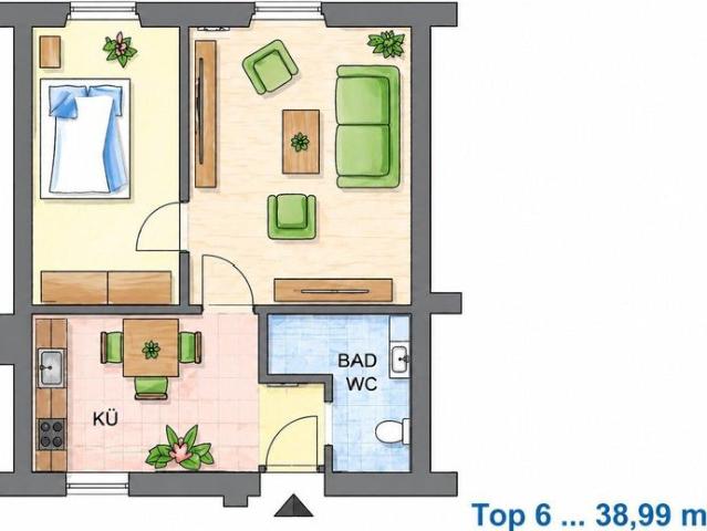 Charmante 2 Zimmerwohnung in Gratwein