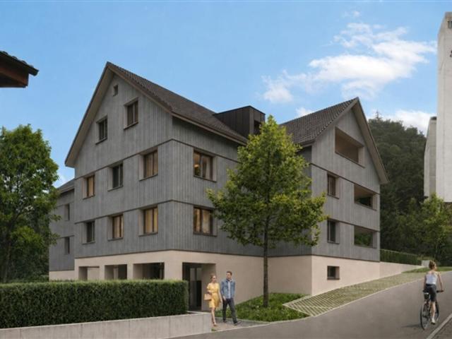 Charmante 2 ½ Zimmer Dachwohnung an idyllischer, ruhiger Wohnlage in Buchs