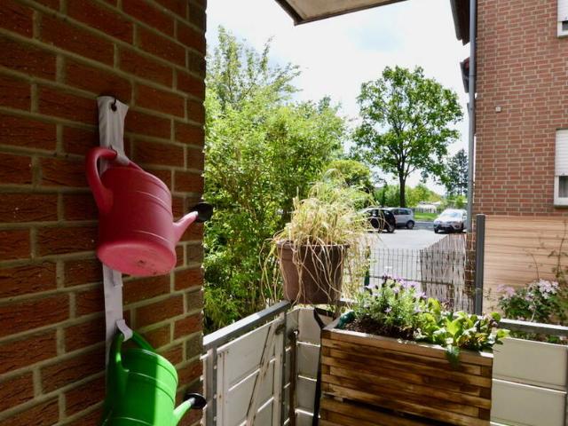 Charmante 2 Zimmer Erdgeschosswohnung mit Balkon und Wohlfühlbad am Ende einer Sackgasse