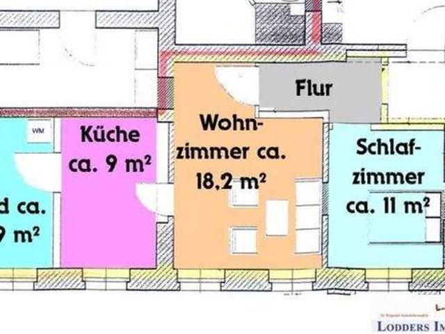 Charmante 2 Zimmer Wohnung im Bahnhofsviertel Stendal