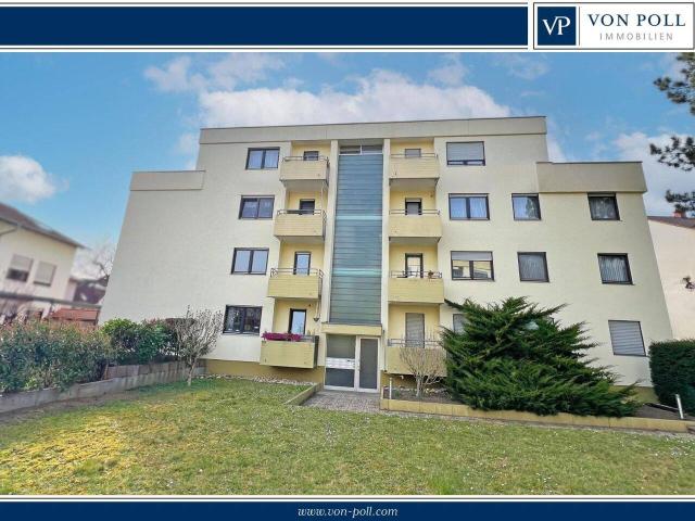 Charmante 2 Zimmer Wohnung mit Dachterrasse und Balkon in zentraler Lage von Weinheim