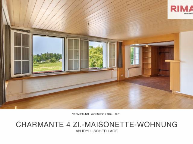 Charmante 4 Zi. Maisonette Wohnung an idyllischer Lage