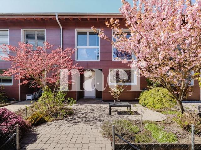 Charmante Doppelhaushälfte mit 230 m² Nutzbarkeit, Garten, Reihenhaus und Doppelgarage in Vernier