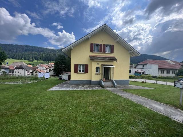 Charmante freistehende Villa von 5,5 Zimmern, mit Garten und Garage