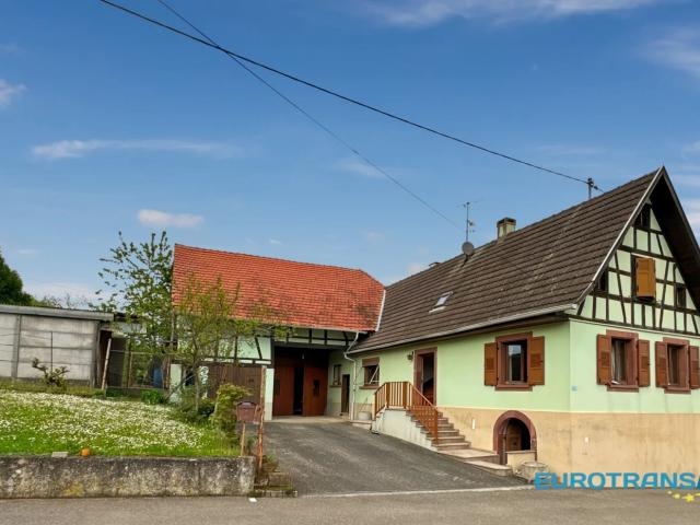 Charmante maison alsacienne avec grange et terrain à MORSBRONN l
