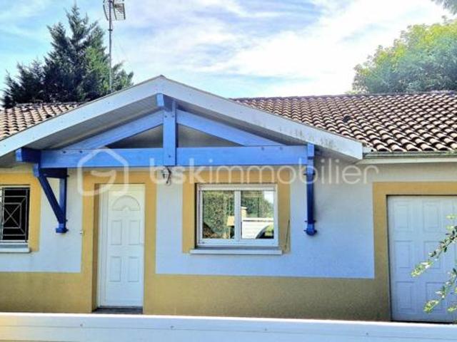 Charmante maison de plain pied 76m² avec garage – Terrain 954m² sans vis à vis –