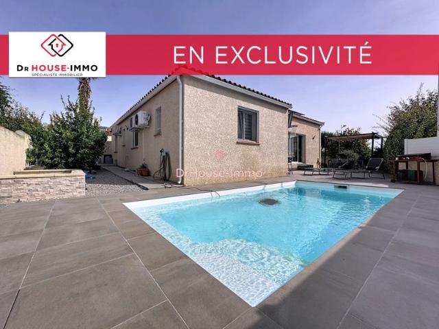 Charmante Maison de Plain pied avec Trois Chambres, Piscine et Garage, Saleilles