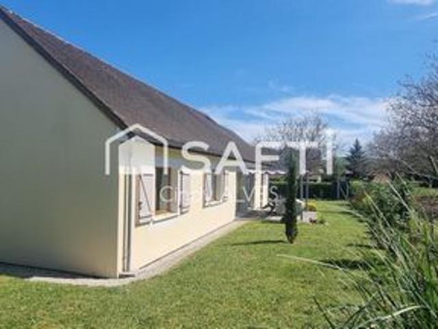Charmante maison de plain pied avec garage