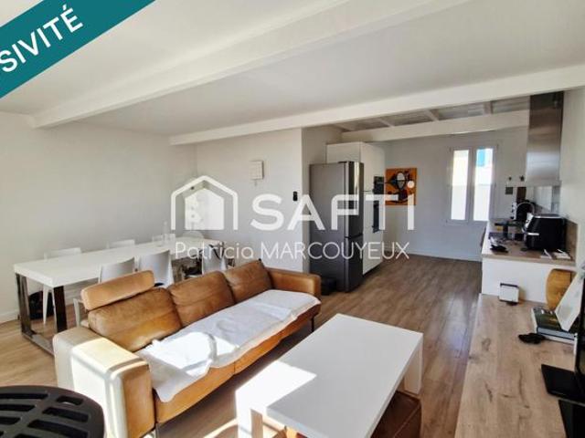 Charmante maison de village 80m² avec terrasse, jardin plein SUD