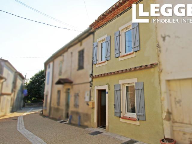 Charmante maison de village avec terrasse tropézienne à Gramazie, au cœur du Razès