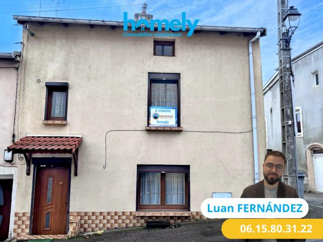 Charmante maison de village de 137 m2 proche de Pont à Mousson Fonctionnelle et pleine de potentiel !