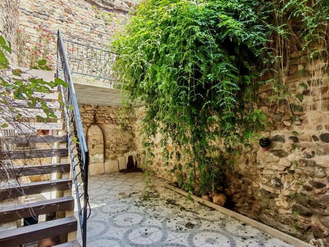 Charmante maison de village en pierre avec cour jardin, terr. 90m² Fontès