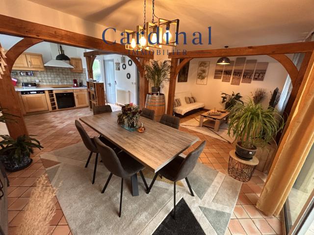 Charmante maison de 90m2, sous sol 70m2, terrain 2159 m2