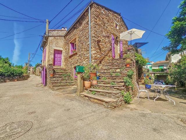 Charmante maison en pierres avec terrasse et garage