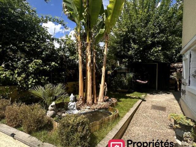 Charmante maison familiale avec jardin, terrasses et dépendance 115 m2