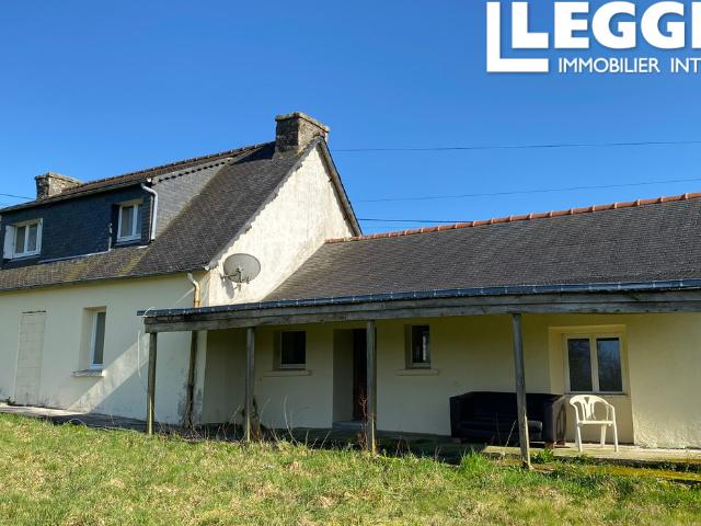 Charmante maison jumelée de 2 chambres avec gîte et grand terrain – Lohuec