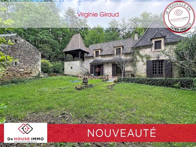 Charmante maison Périgourdine avec grand Terrain Boisé