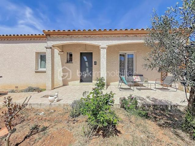 CHARMANTE MAISON T5 DE PLAIN PIED DE 112M2 AVEC GARAGE LUNEL VIEL
