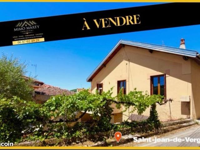 Charmante maison T3 de 75m2 habitables sur terrain de 225m2, garage et atelier