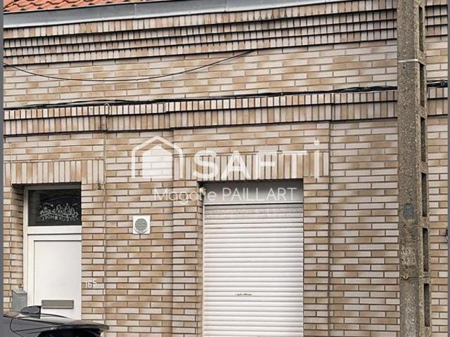 Charmante maison 2 chambres secteur Calais 60m² avec cour