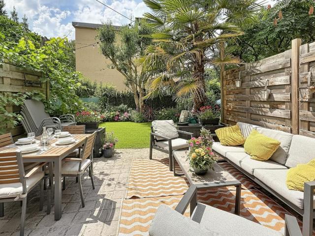 Charmante maison, 4 pièces, 3chambres, terrasse et jardin