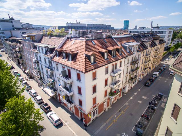 Charmante unmöblierte 2.5 Zimmerwohnung nahe dem Zürcher Hauptbahnhof