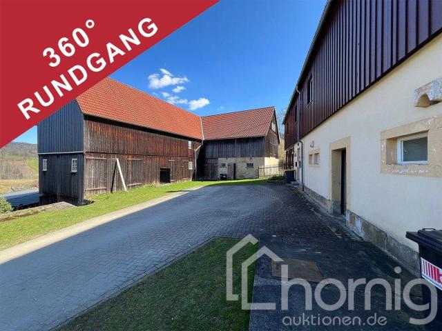 Charmanter und sanierter 3 Seitenhof mit Entwicklungspotenzial + 18 ha Land in Sächs. Schweiz