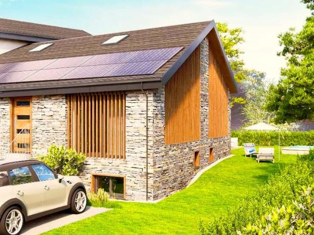 CHARMANTES NEUES UND ÖKOLOGISCHES DORFHAUS MIT GARTEN UND PARKPLÄTZEN