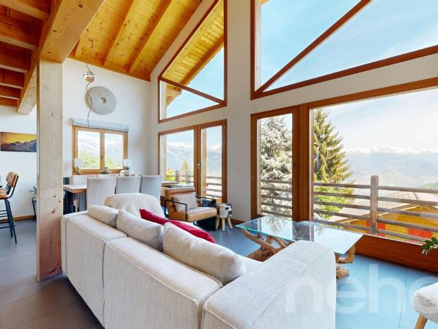 Charmantes Chalet in Haute Nendaz mit atemberaubender Aussicht