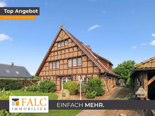 Charmantes Fachwerkhaus mit zwei Wohneinheiten und Gästehaus auf dem Land