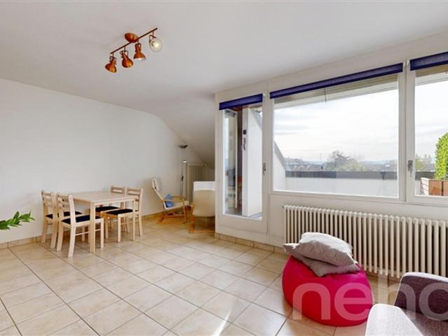 Charmantes Penthouse mit 2,5 Zimmern in Perly, hell und ruhig