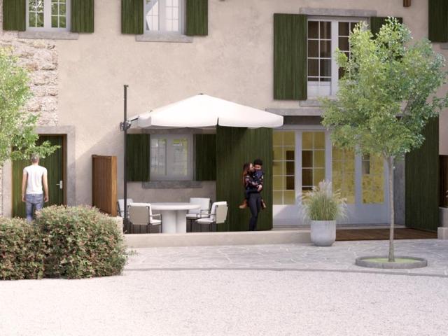 Charmantes Studio auf dem Gelände des Château de Mex. 6 Minuten von Crissier und weniger als 10 km vom Zentrum von Lausanne entfernt