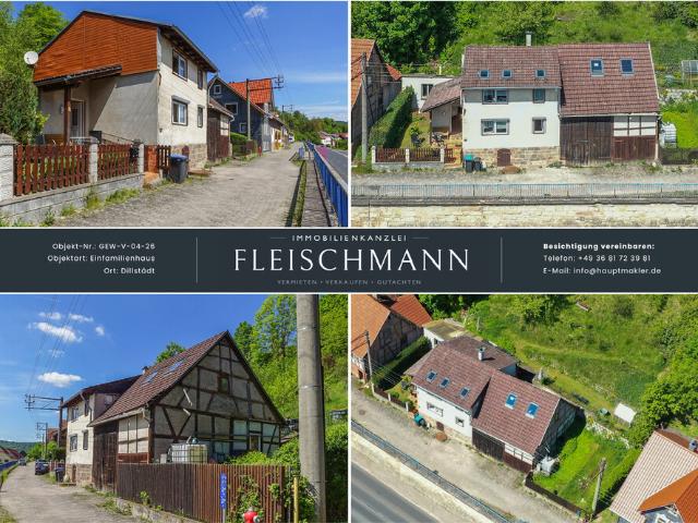 Charmantes Sanierungsobjekt mit Garage & Grundstück in ruhiger Lage – Eigenheim für nur 36.000 EUR