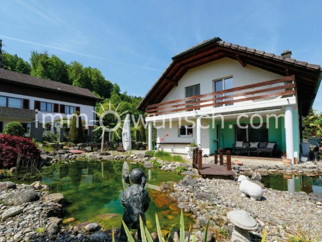 Charmantes 5 ½ Zimmer Einfamilienhaus, mit toller Gartenanlage, an erhöhter und ruhiger Wohnlage