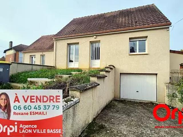 Charmes 02800 Achat / Vente maison 4 pièces t4 jardin cave