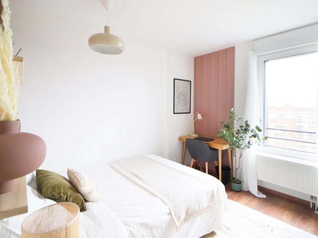 Charming 11 m² bedroom for rent in coliving in Lille LIL13