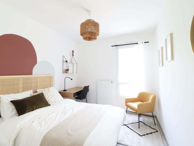 Charming 12 m² bedroom to rent fully equipped near Lyon LYO36