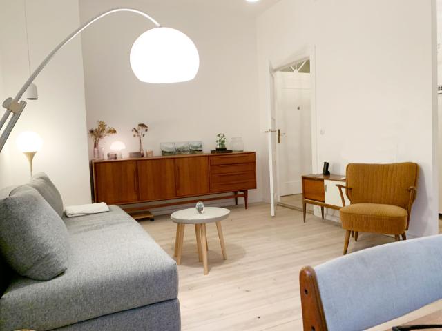 Charming apartment with south balcony and wellness bath