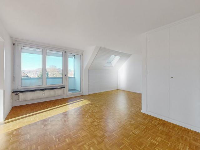Charming attic apartment with fireplace