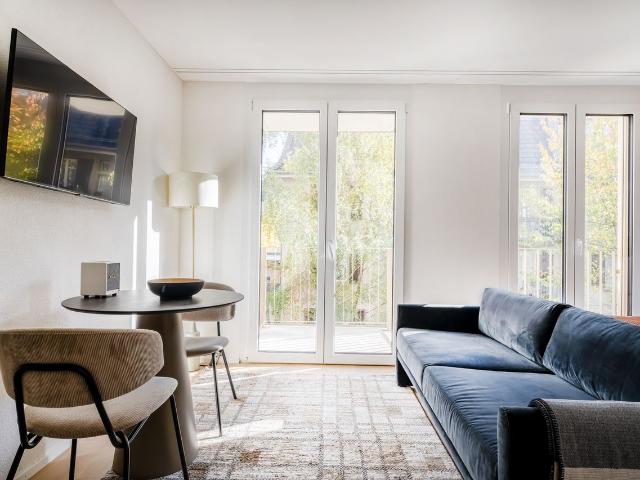 Charming Furnished Studio Apartment in Sihlfeld, Zurich Amsterdam Apartments for Rent