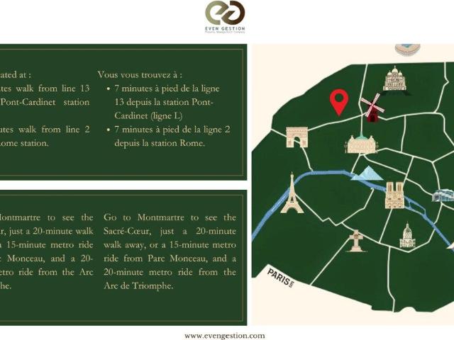 Charming Renovated Studio in the 17th Arrondissement