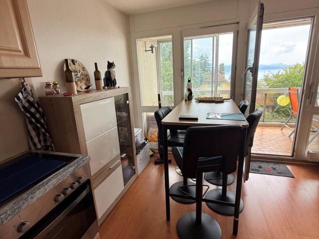 Charming studio in the heart of Lutry of 1.5 rooms on the 3rd floor approx. 43m2