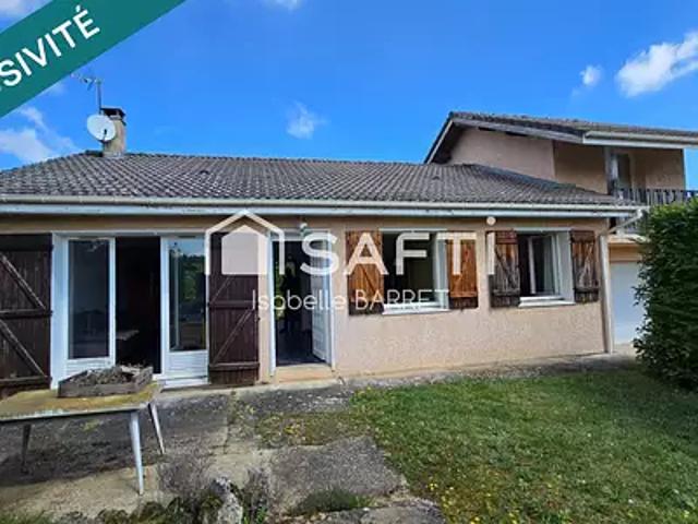 Charvieu Chavagneux 38230 Achat / Vente maison 4 pièces t4 terrasse balcon